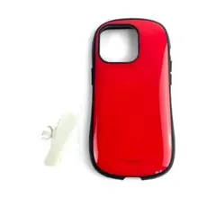 新品 iPhone14Pro 耐衝撃 ハイブリッド 光沢塗装 レッド 赤 お洒落