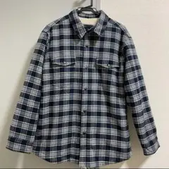 LANDS'END チェック柄 フリースジャケット Lサイズ