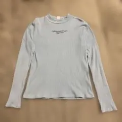 mezzo piano リブ編み長袖Tシャツ LL(165)