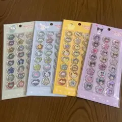 正規品　サンリオ　おはじきふうシール　4種セット
