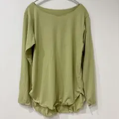 ユニクロ エアリズム 長袖 Tシャツ 【M】ピスタチオカラー 重ね着 万能 春
