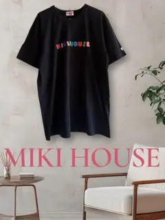 MIKI HOUSE 半袖Tシャツ ブラック Mサイズ　美品のサムネイル