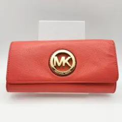 マイケルコース　長財布　財布　ウォレット　ピンク