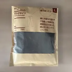 無印良品 ロングタイツ 綿であったか L メンズ