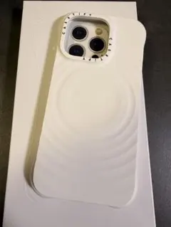 casetify iPhone17Pro ウェーブ シリコンケース ホワイト - メルカリ