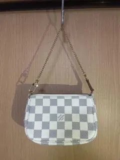 ルイヴィトン アクセサリーポーチ モノグラム　ダミエ　アズール　ポシェット