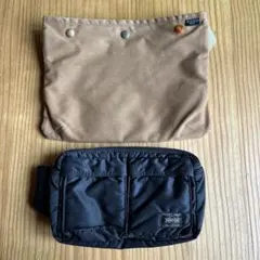 ショルダーバッグ ブラウン ブラック キャンバス