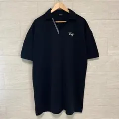 XEXYMIX ゼクシィミックス レディース ポロシャツ ブラックスキッパー L