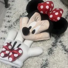 ディズニー　ミニーファンキャップ　ミッキーハンド(手)付き