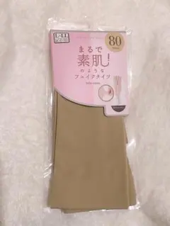 チュチュアンナ　tutuanna フェイクタイツ　ライトベージュ　80デニール