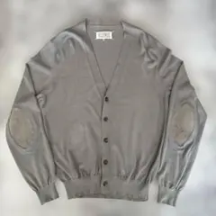 Maison Margiela エルボーパッチ カーディガン グレー