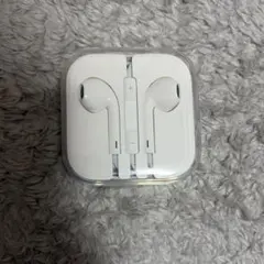 有線イヤホン　白　新品　未使用　マイク付き　Apple