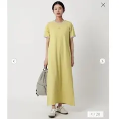 ＜CITEN＞ボーダートリムハーフスリーブワンピース
