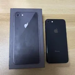 iPhone8 動作確認済み　初期化済み　ケース付き　sim抜き済みジャンク品
