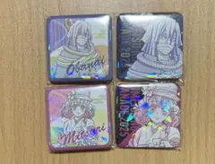 鬼滅の刃 鬼滅の奏宴 原画グリッター 缶バッジ 蜜璃 伊黒