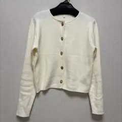 コカ　金ボタンニットカーディガン