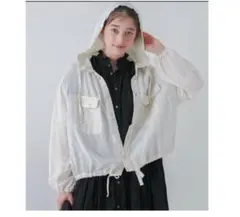 【期間限定】ネストローブ　リネン超撥水フーディ