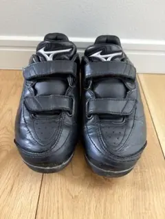 Mizuno ブラック スパイク ベルト式 19cm