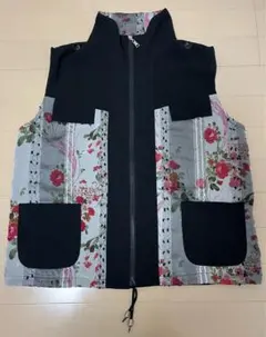 SUNFLOWER フラワープリント ベスト