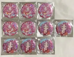 ラブライブ サンシャイン　Aqours 桜内梨子　未ホラ星型缶バッジ　まとめ売り ラブライブ サンシャイン Aqours 桜内梨子 未ホラ星型缶バッジ 10点