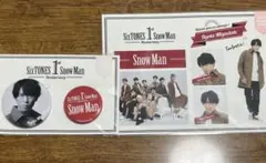SnowMan 宮舘涼太　1st Anniversary ステッカー&缶バッチ