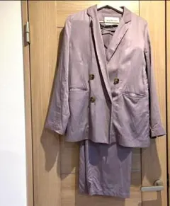 Ray BEAMS セットアップ　紫　ジャケット　パンツ