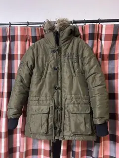 美品❁SISKY ミリタリー調　中綿フード付きダウンコート