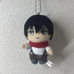 進撃の巨人 ミカサ・アッカーマン ぬいぐるみキーホルダー