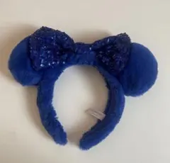【ディズニー】ブルー ミニー　カチューシャ　青