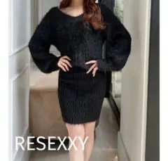 【即日発送可能】RESEXXY　リゼクシー　シャギーミニワンピース