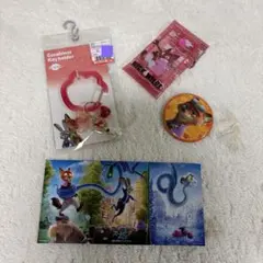 しまむら　ズートピア2　リール付きカラビナ　ニック　アイスキャンディー　セット