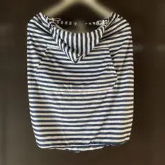ケラッタ　授乳ケープ ボーダー柄 フード付き