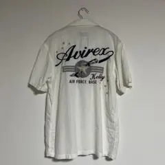 美品 AVIREX 半袖シャツ ホワイト サイズM