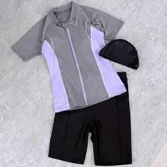FOOTMARK フィットネス水着 セパレート L ラベンダーのサムネイル