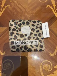 新品モノプリMONOPRIX 豹柄エコバッグ　フランスパリ