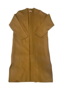 GU ブラウン ロングカーディガン