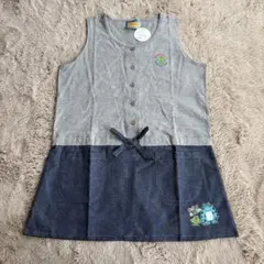 モンスターズインク エプロン ワンピース M 保育士 チュニック ディズニー