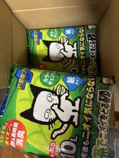 ★猫砂★LIONライオン★消臭『お茶でニオイをとる砂 』10L×2袋のサムネイル