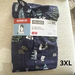 【3XL】ユニクロレーヨンリラコ ムーミン80周年ネイビー