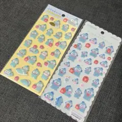 ハンギョドン　ふわふわサンリオキャラクターズしーる　ぷくっとシール　2枚セット