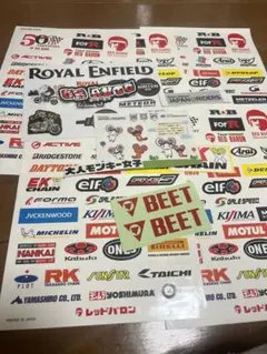 バイク用ステッカーセット 多様なデザイン