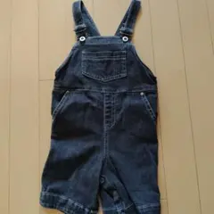 comme ca fossette デニムオーバーオール