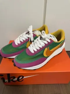 sacai × NIKE LDV WAFFLE PINE GREEN