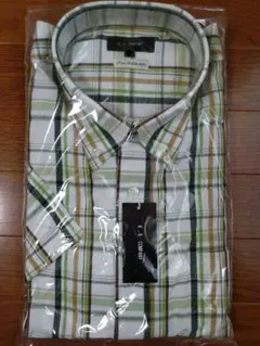 メンズシャツ4Lサイズ　半袖シャツ　チェック