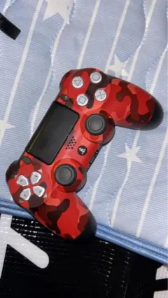 赤・迷彩 PS4 ワイヤレスコントローラー