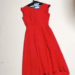 【ダブルクリーニング済】WILLSELECTION レッドワンピース