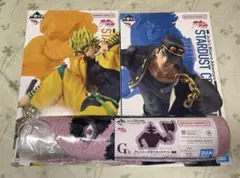 ジョジョ　一番くじ　フィギュア　空条承太郎　DIO ダイカットマット　おまけ付き