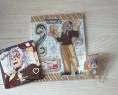 鬼滅の刃　宇髄天元　バレンタインデー アクスタ　コースター　バッジ3点セット