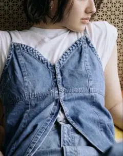 デニム ビスチェ