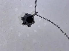 Pt ブラックダイヤモンド0.50ct ネックレス　新品未使用